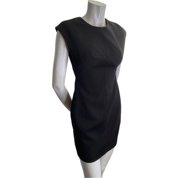ROBERT Rodriguez Black Open Back Mini Dress Size 2 - Picture 2 of 7